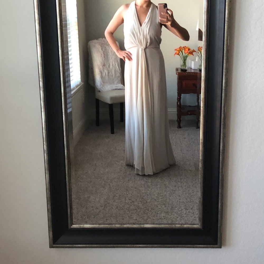 BCBG beige dress size M